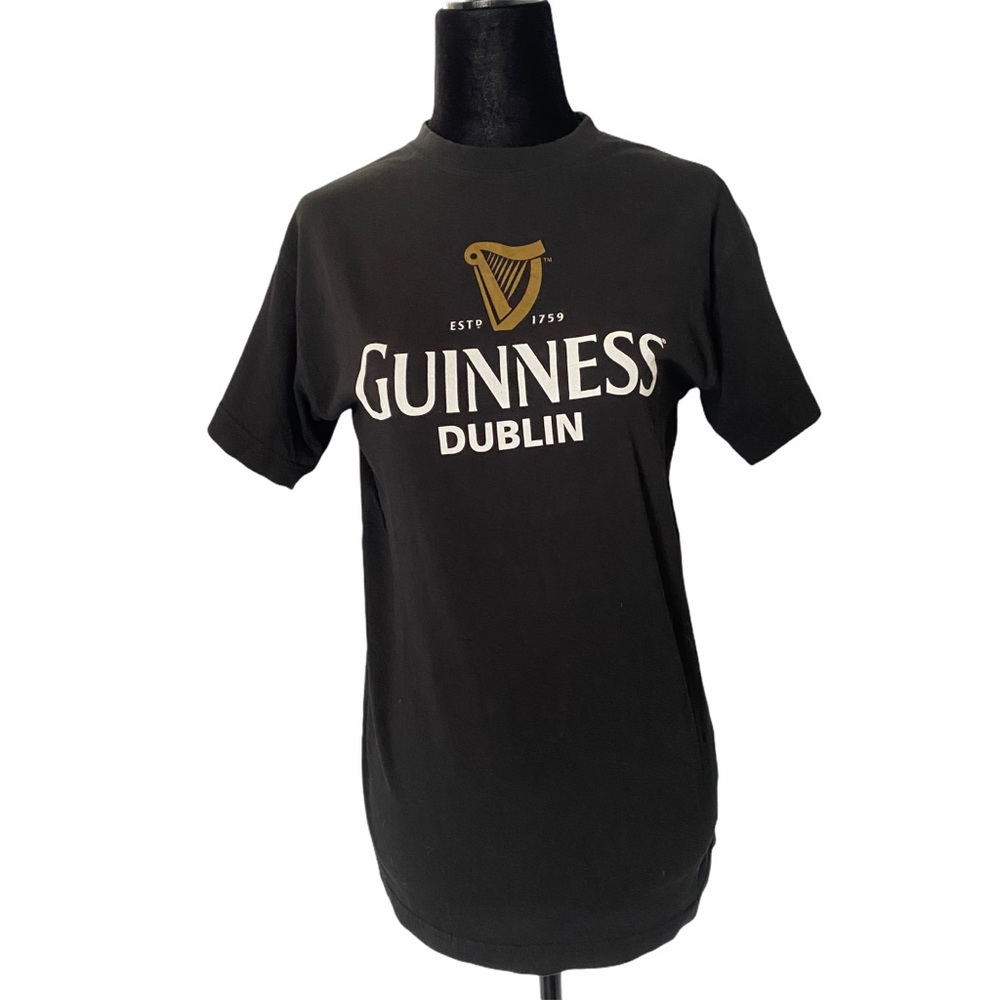 Black Guiness Logo T-Shirt